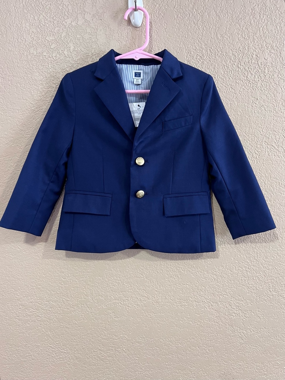 Janie and Jack Boys Navy Blazer Size 2T